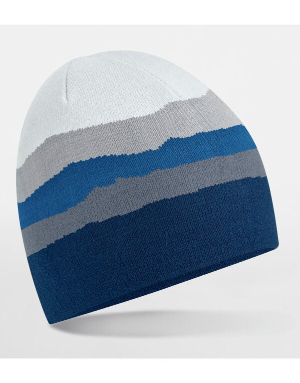 Beechfield Mountain Peaks Pull On Beanie | Unisex | Recycled | 4 Colours | One Size - Hat - Logo Free Clothing