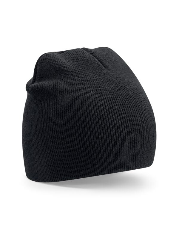 Beechfield Recycled Original Pull On Beanie | Unisex | Double Knit | 5 Colours | One Size - Hat - Logo Free Clothing