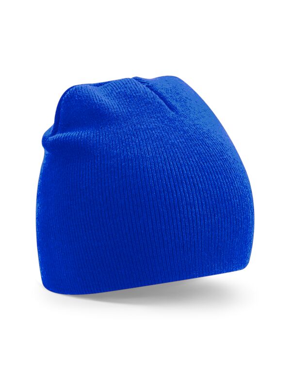 Beechfield Recycled Original Pull On Beanie | Unisex | Double Knit | 5 Colours | One Size - Hat - Logo Free Clothing