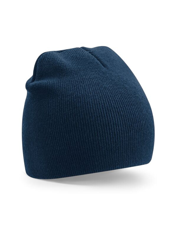 Beechfield Recycled Original Pull On Beanie | Unisex | Double Knit | 5 Colours | One Size - Hat - Logo Free Clothing