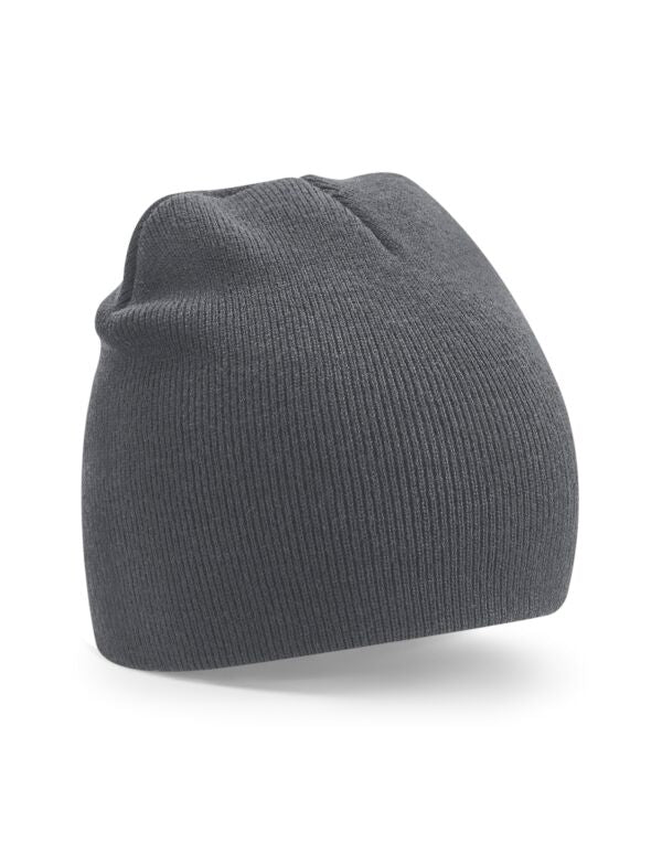 Beechfield Recycled Original Pull On Beanie | Unisex | Double Knit | 5 Colours | One Size - Hat - Logo Free Clothing