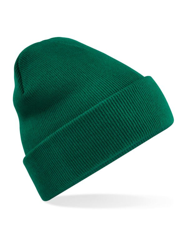 Beechfield Recycled Original Cuff Beanie | Unisex | Double Knit | 7 Colours | One Size - Hat - Logo Free Clothing