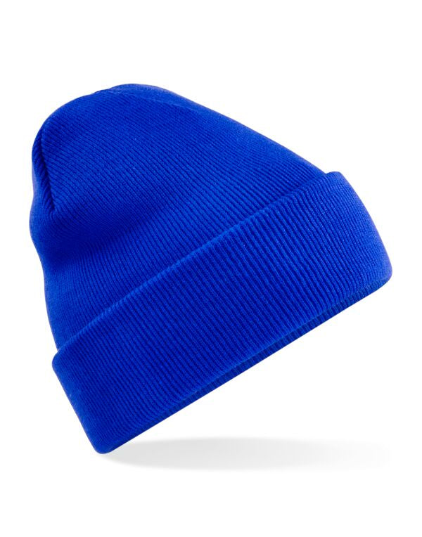 Beechfield Recycled Original Cuff Beanie | Unisex | Double Knit | 7 Colours | One Size - Hat - Logo Free Clothing