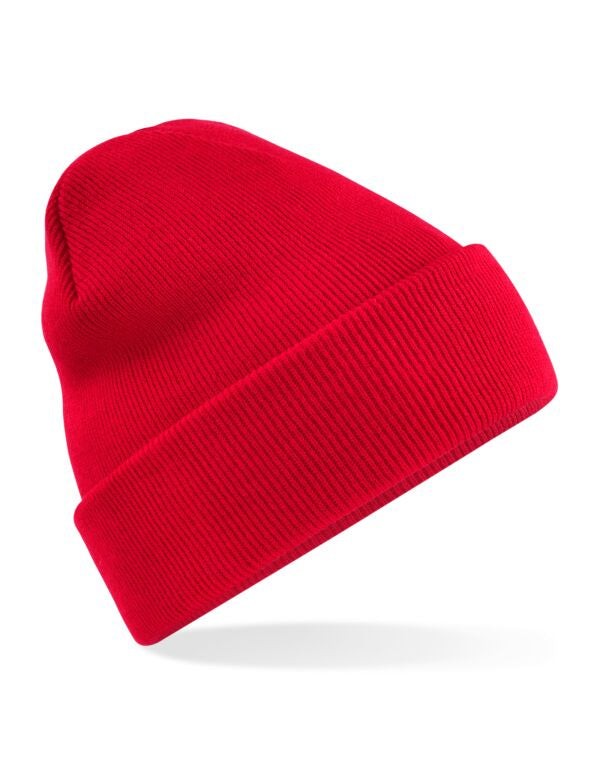 Beechfield Recycled Original Cuff Beanie | Unisex | Double Knit | 7 Colours | One Size - Hat - Logo Free Clothing