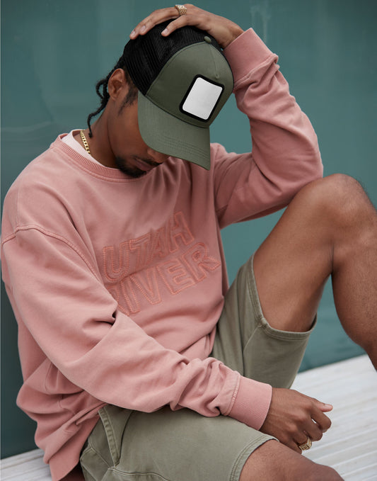 Beechfield | Appliqué Patch 5 Panel Trucker | Logo Free Clothing