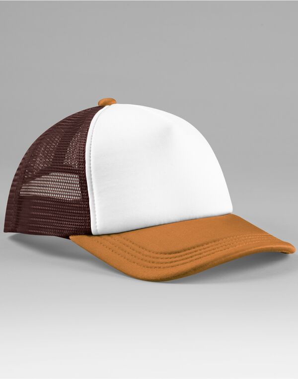 Beechfield Retro 5 Panel Trucker Cap | Unisex | Contrast Styling | 4 Colours | One Size