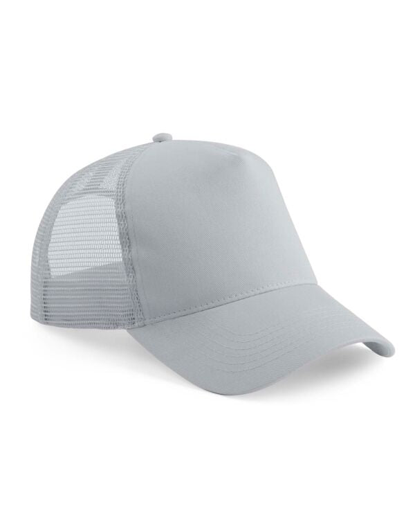 Beechfield Junior Snapback Trucker Cap | 5 Panel | 7 Colours | Kids Unisex Size - Hat - Logo Free Clothing