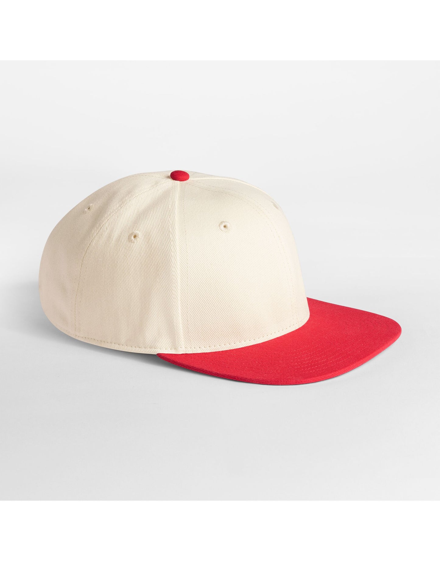 Beechfield Contrast Flat Peak 6 Panel Cap | Unisex | 100% Cotton | 4 Colours | One Size
