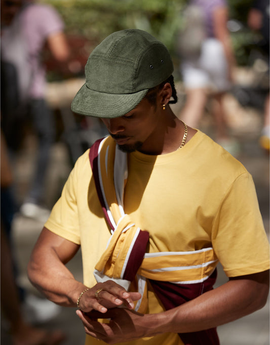 Beechfield | EarthAware® Organic Cord Camper Cap | Logo Free Clothing