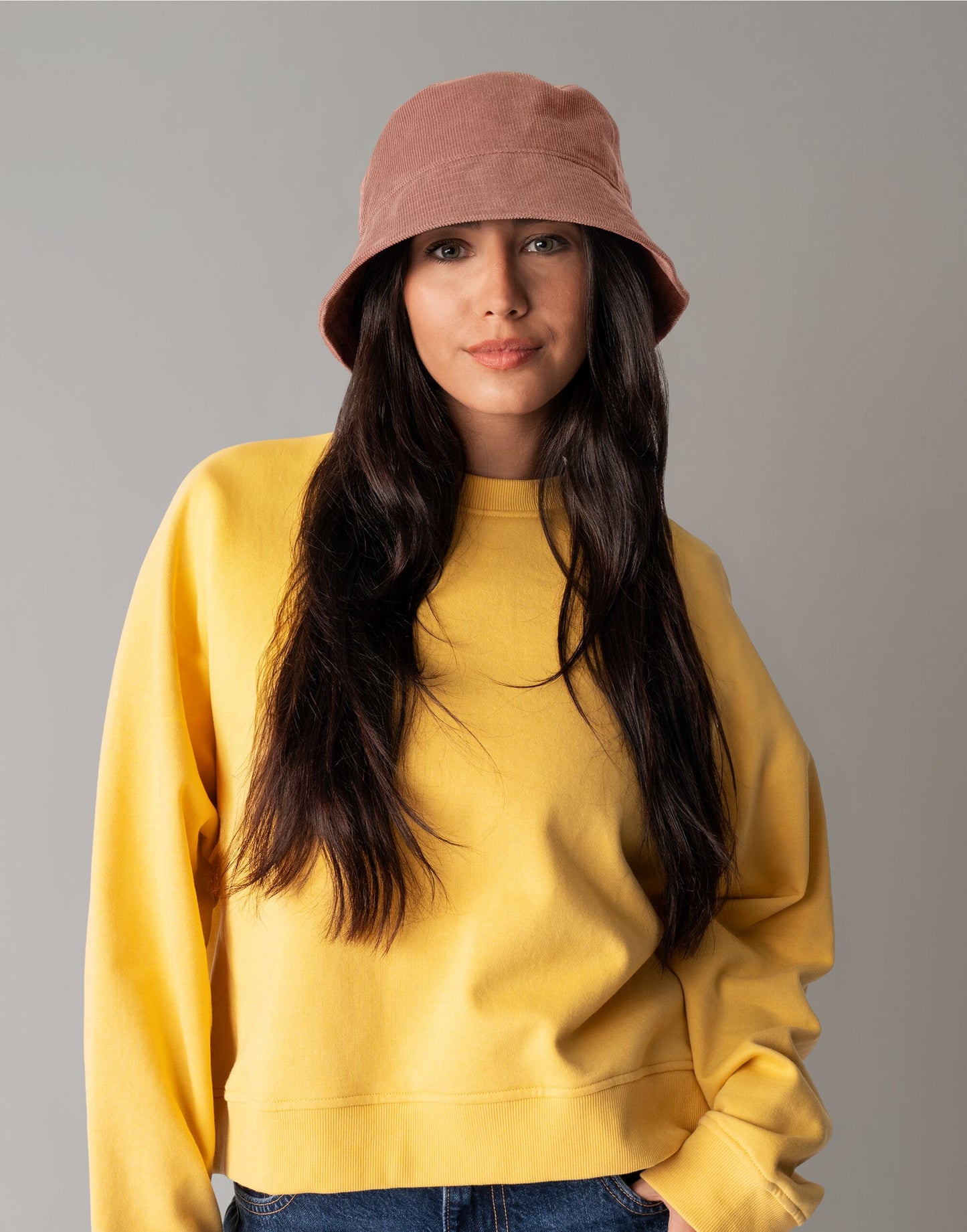 Beechfield | EarthAware® Organic Cord Bucket Hat | Logo Free Clothing