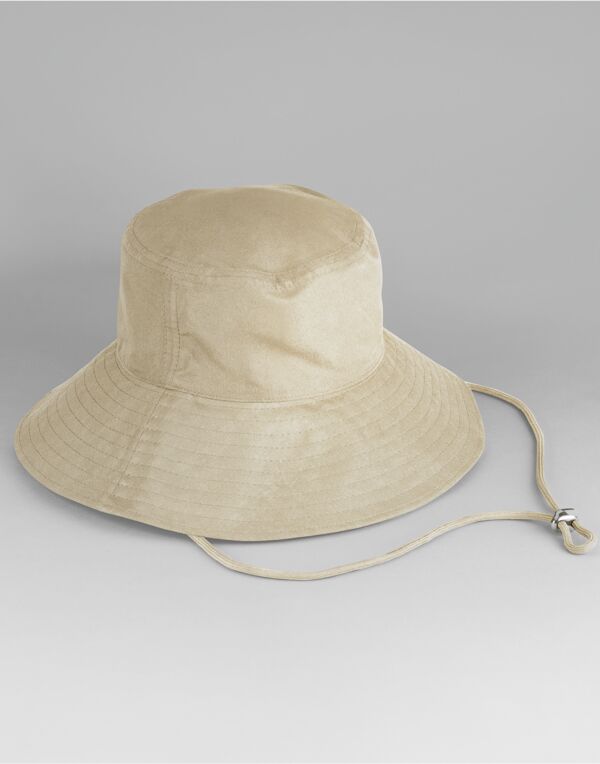 Beechfield Wide Brim Sun Hat | Unisex | Showerproof | Recycled | Sand or Black | One Size