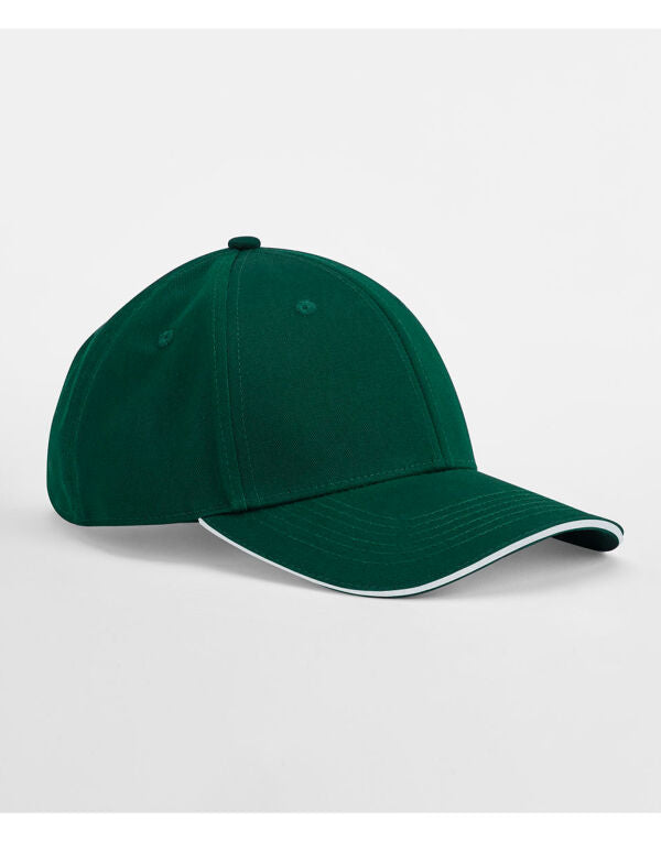 Beechfield EarthAware® Organic 6 Panel Cap | Sandwich Peak | Unisex | 7 Colours | One Size - Hat - Logo Free Clothing