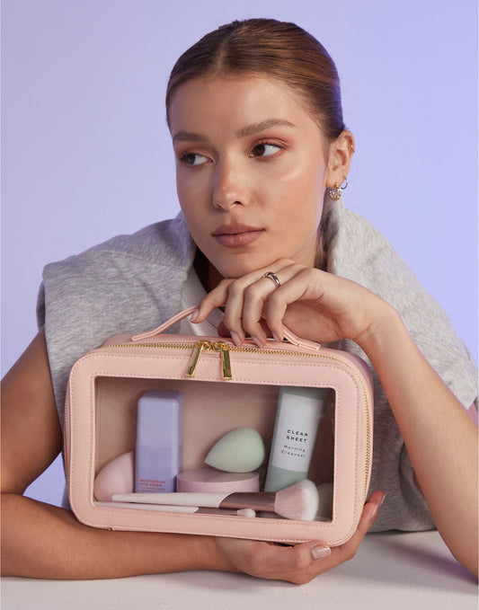 BagBase | Boutique Clear Travel Case | Logo Free Clothing