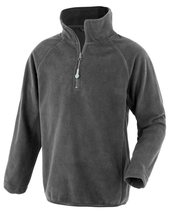 Result Recycled Junior Microfleece Top | Lightweight Half Zip Fleece | 3 Colours | Ages 4-14 - Fleece - Logo Free Clothing