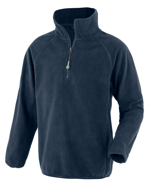 Result Recycled Junior Microfleece Top | Lightweight Half Zip Fleece | 3 Colours | Ages 4-14 - Fleece - Logo Free Clothing