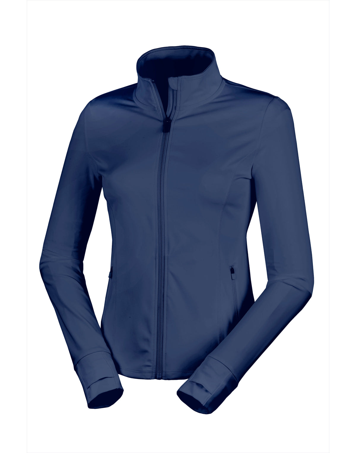 Spiro Recycled Ladies Fitness Jacket in Navy, front view