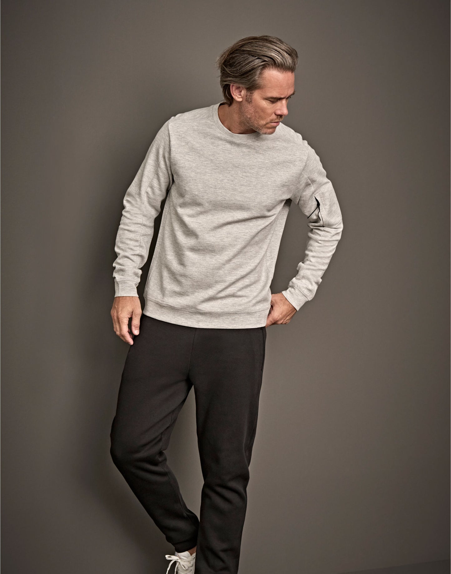 Tee Jays | Athletic Crew Neck Sweat | Logo Free Clothing