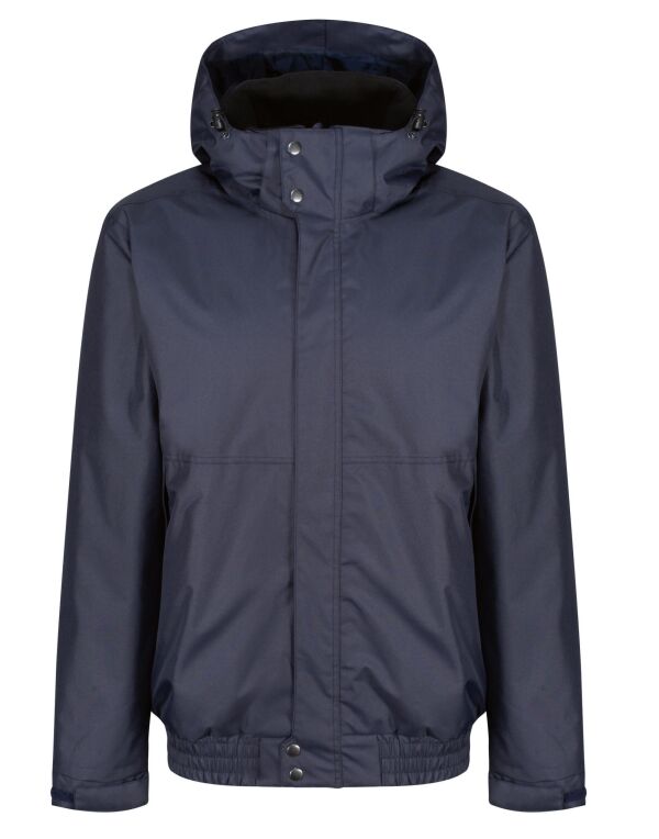 Regatta Blockade Mens Waterproof Jacket | Hooded | Stormflap | Black or Navy | S-3XL - Winter Jacket - Logo Free Clothing