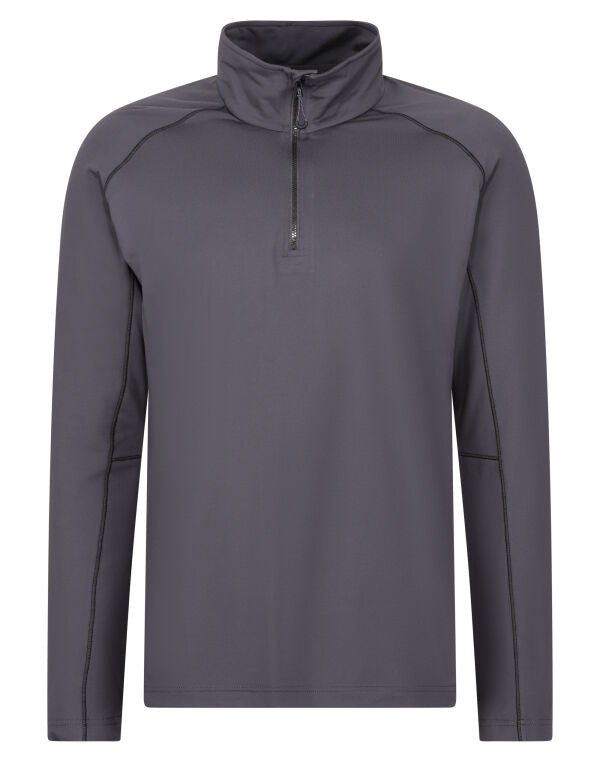 Regatta Core Stretch Mens Half Zip Midlayer Top | Lightweight | Recycled | 3 Colours | S-3XL - Sweatshirt - Logo Free Clothing