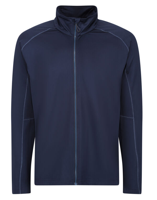 Regatta Core Stretch Mens Full Zip Midlayer Top | Lightweight | Recycled | 3 Colours | S-3XL - Sweatshirt - Logo Free Clothing