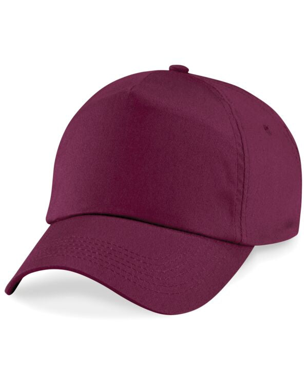 Beechfield Junior Original 5 Panel Cap | 5 Panel | 19 Colours | Kids Unisex Size - Hat - Logo Free Clothing