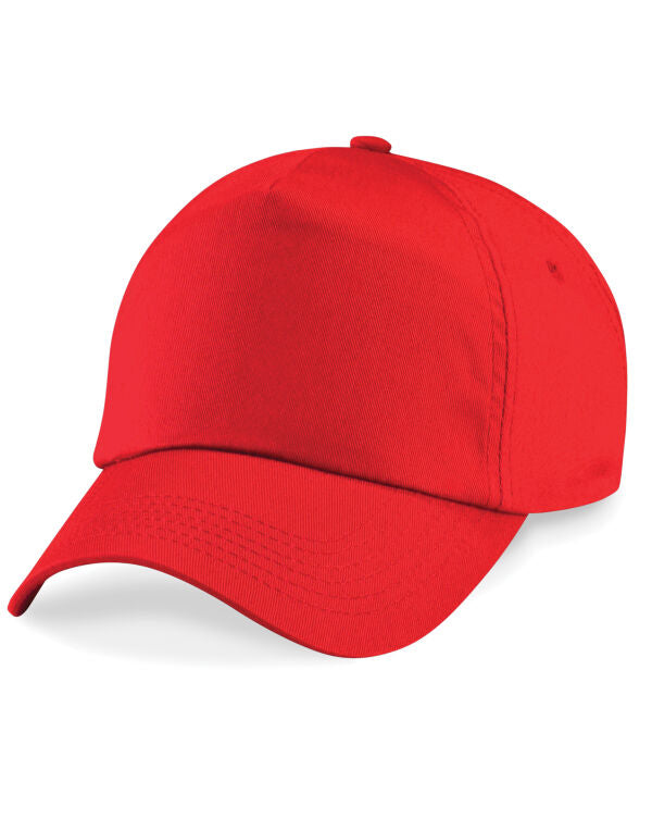 Beechfield Junior Original 5 Panel Cap | 5 Panel | 19 Colours | Kids Unisex Size - Hat - Logo Free Clothing