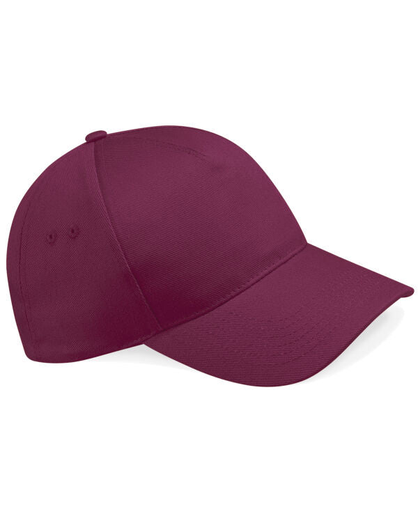 Beechfield Ultimate 5 Panel Cap | Unisex | Cotton Drill | 10 Colours | One Size - Hat - Logo Free Clothing
