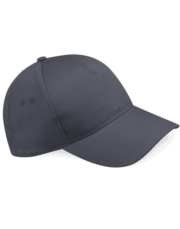 Beechfield Ultimate 5 Panel Cap | Unisex | Cotton Drill | 10 Colours | One Size - Hat - Logo Free Clothing