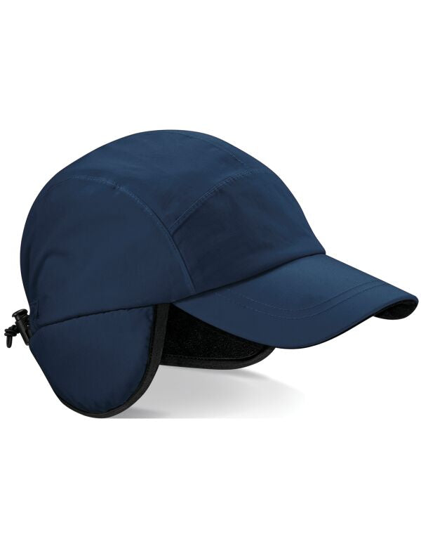 Beechfield Mountain Cap | Unisex | Waterproof | Breathable | Navy or Black | One Size - Hat - Logo Free Clothing