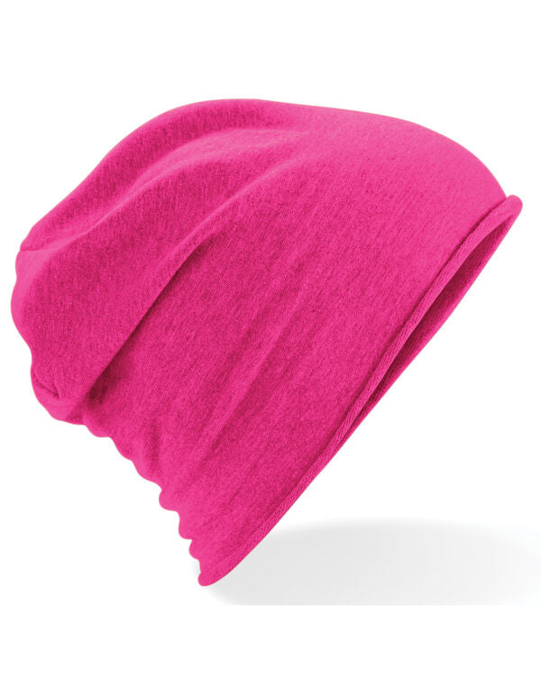 Beechfield Jersey Beanie | Unisex | Lightweight | Cotton | Stretch | 6 Colours | One Size - Hat - Logo Free Clothing