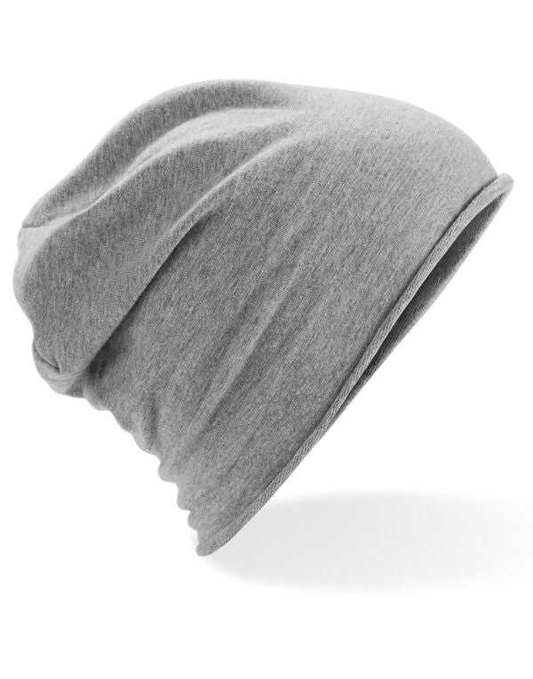 Beechfield Jersey Beanie | Unisex | Lightweight | Cotton | Stretch | 6 Colours | One Size - Hat - Logo Free Clothing