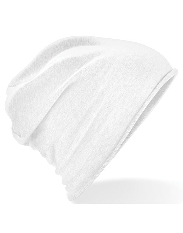 Beechfield Jersey Beanie | Unisex | Lightweight | Cotton | Stretch | 6 Colours | One Size - Hat - Logo Free Clothing