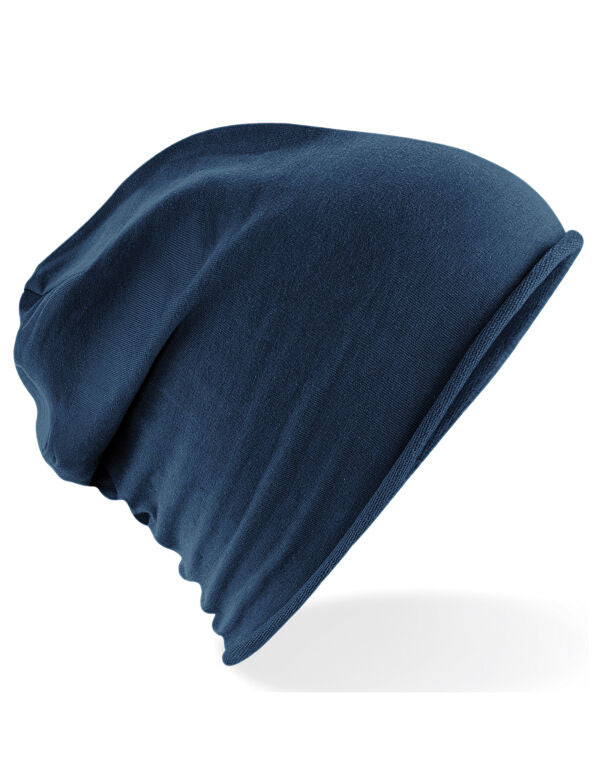 Beechfield Jersey Beanie | Unisex | Lightweight | Cotton | Stretch | 6 Colours | One Size - Hat - Logo Free Clothing