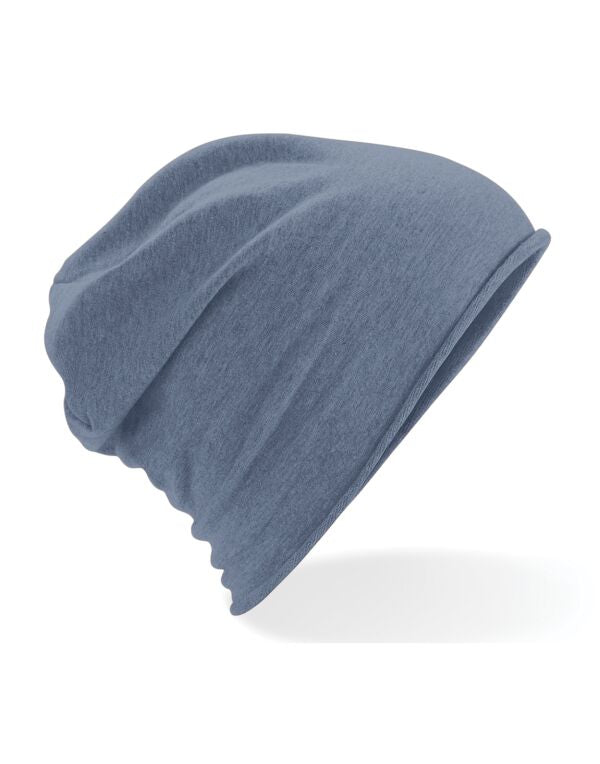 Beechfield Jersey Beanie | Unisex | Lightweight | Cotton | Stretch | 6 Colours | One Size - Hat - Logo Free Clothing