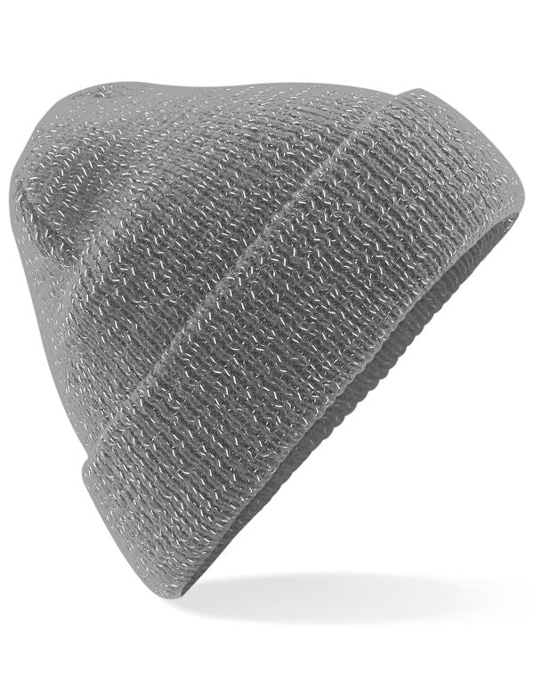 Beechfield Reflective Beanie | Unisex | Enhanced Visibility | 4 Colours | One Size - Hat - Logo Free Clothing