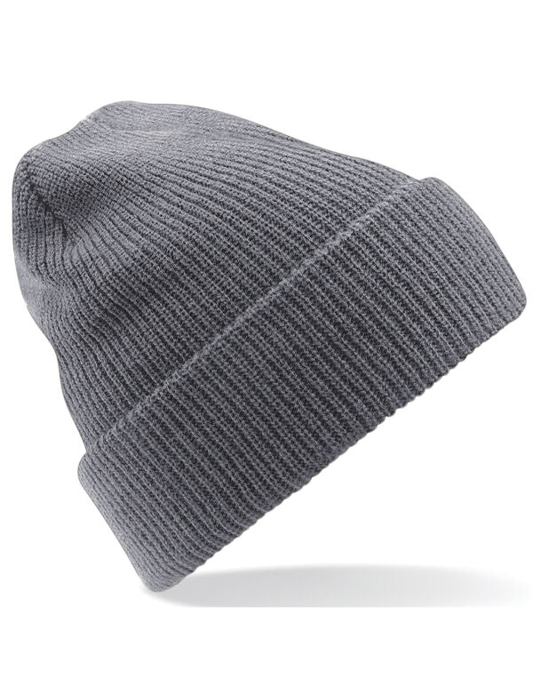 Beechfield Heritage Beanie | Unisex | Cuffed | Vintage Styling | 14 Colours | One Size - Hat - Logo Free Clothing