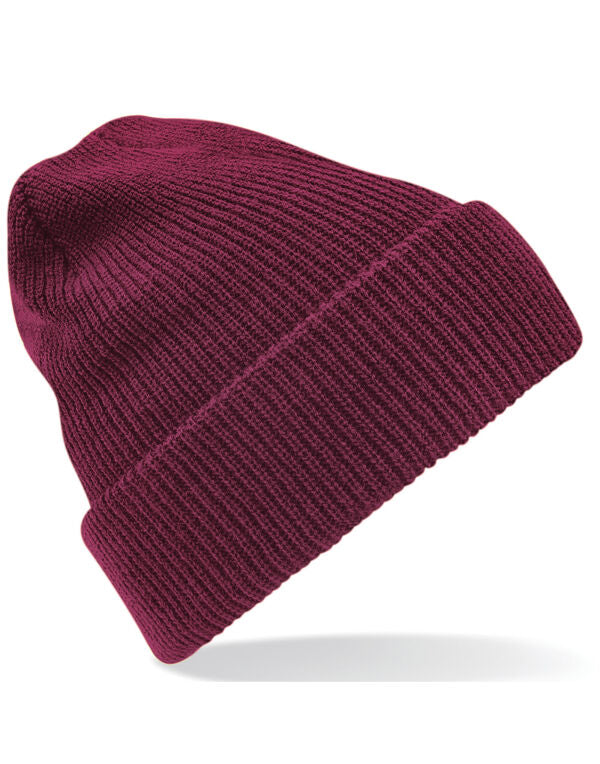 Beechfield Heritage Beanie | Unisex | Cuffed | Vintage Styling | 14 Colours | One Size - Hat - Logo Free Clothing