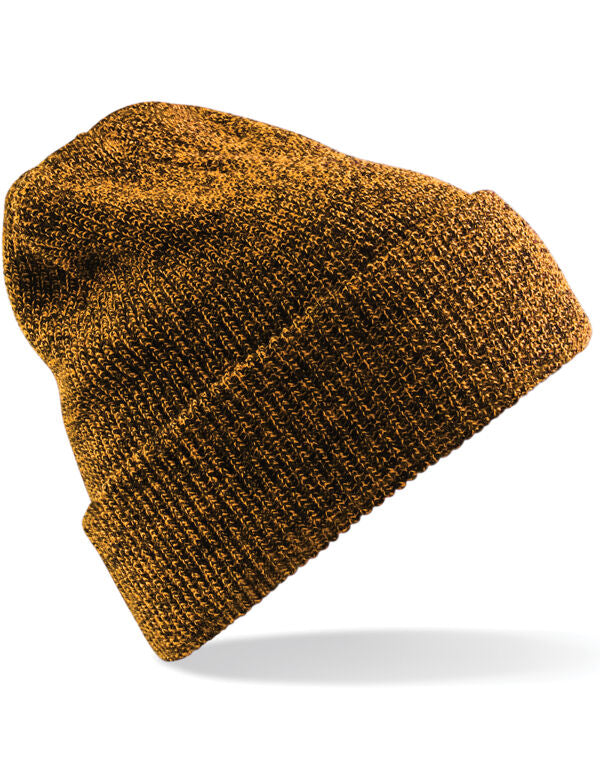 Beechfield Heritage Beanie | Unisex | Cuffed | Vintage Styling | 14 Colours | One Size - Hat - Logo Free Clothing