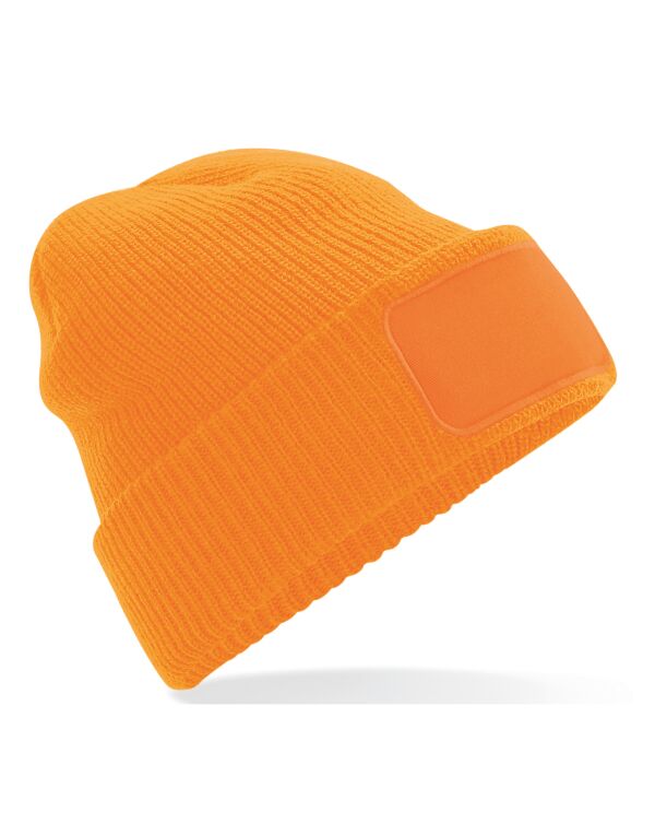 Beechfield Thinsulate™ Patch Beanie | Unisex | Thermal | Cuffed | 5 Colours | One Size - Hat - Logo Free Clothing