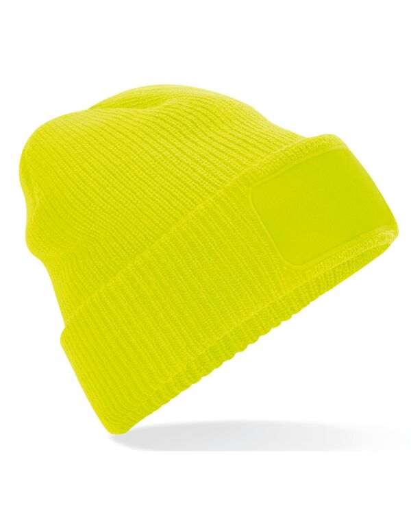 Beechfield Thinsulate™ Patch Beanie | Unisex | Thermal | Cuffed | 5 Colours | One Size - Hat - Logo Free Clothing
