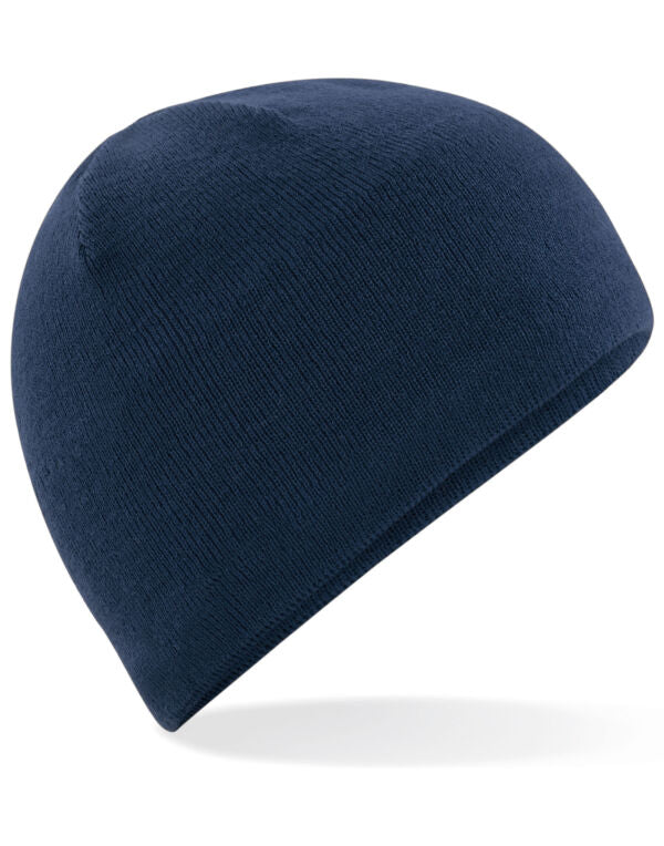 Beechfield Active Performance Beanie | Unisex | Lightweight | Black or Navy | One Size - Hat - Logo Free Clothing