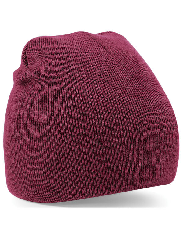 Beechfield Original Pull-On Beanie | Unisex | Soft | Double Knit | 21 Colours | One Size - Hat - Logo Free Clothing