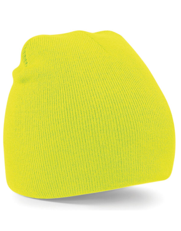 Beechfield Original Pull-On Beanie | Unisex | Soft | Double Knit | 21 Colours | One Size - Hat - Logo Free Clothing