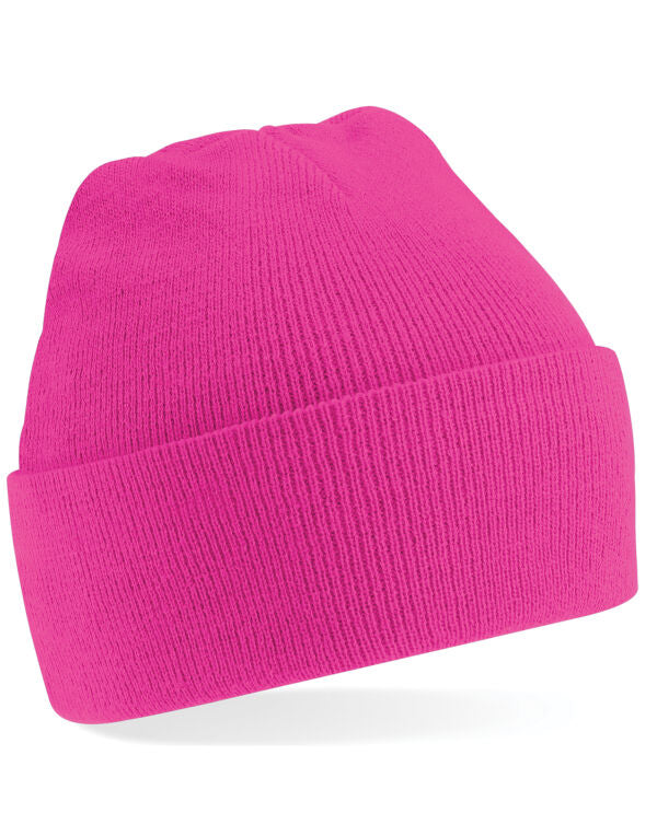 Beechfield Junior Original Cuffed Beanie | Double Knit | 5 Colours | Kids Unisex Size - Hat - Logo Free Clothing
