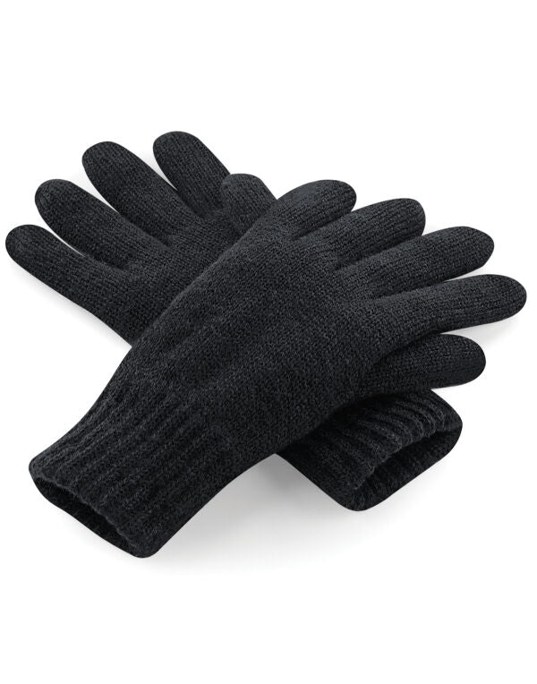 Beechfield Classic Thinsulate™ Gloves | Unisex | Black or Navy | S-XL - Gloves - Logo Free Clothing