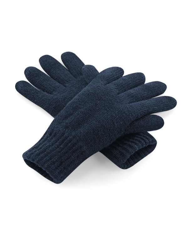 Beechfield Classic Thinsulate™ Gloves | Unisex | Black or Navy | S-XL - Gloves - Logo Free Clothing