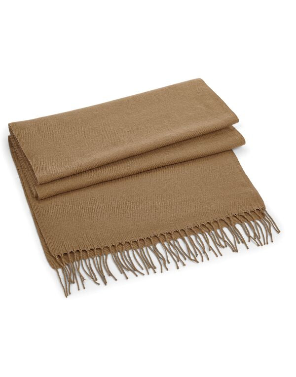 Beechfield Classic Woven Scarf | Unisex | Luxury Yarn | Oversized | 8 Colours | One Size - Scarf - Logo Free Clothing