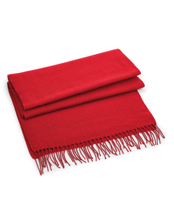 Beechfield Classic Woven Scarf | Unisex | Luxury Yarn | Oversized | 8 Colours | One Size - Scarf - Logo Free Clothing