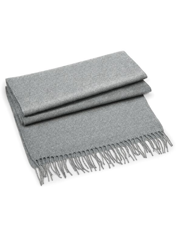 Beechfield Classic Woven Scarf | Unisex | Luxury Yarn | Oversized | 8 Colours | One Size - Scarf - Logo Free Clothing