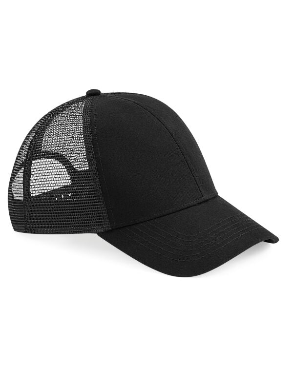 Beechfield EarthAware® Organic Cotton Trucker Cap | Unisex | 6 Panel | 5 Colours | One Size - Hat - Logo Free Clothing